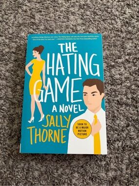 The Hating Game Paperback - Teal & Yellow